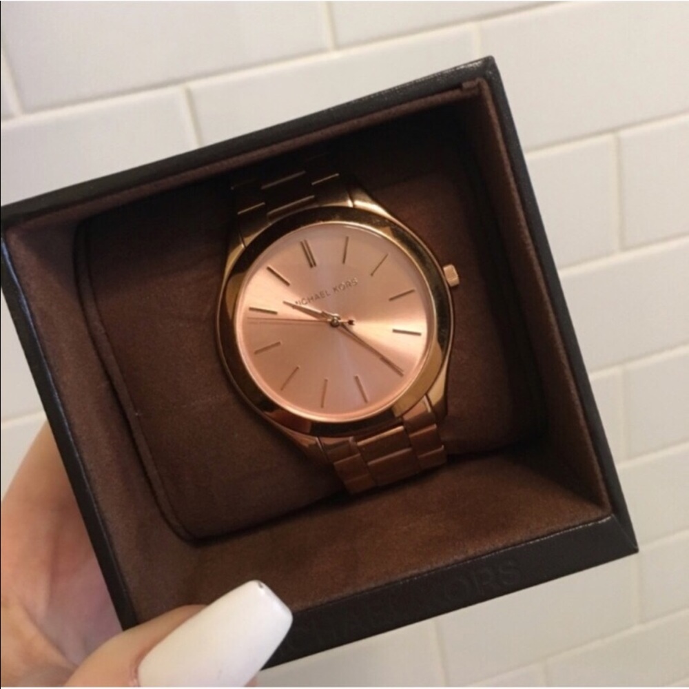 Rose Gold Michael Kors Watch